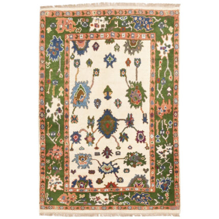 Luxurious Hand-Knotted Kashmar Wool Rug - 3.5m