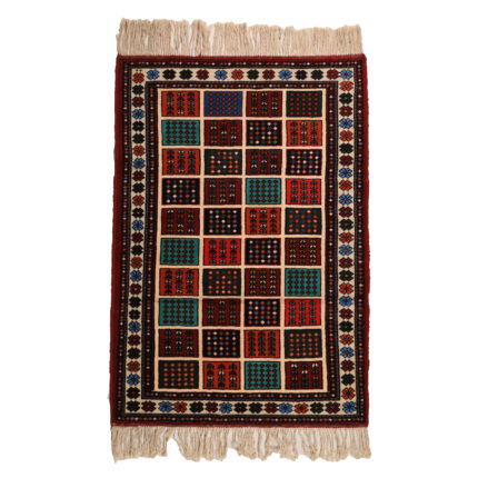 Luxurious Two-Meter Hand-Knotted Khorasan Rug - Exquisite Wool Craftsmanship