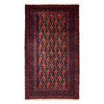 Luxurious Hand-Knotted Baloch Wool Rug - Navy 2m2