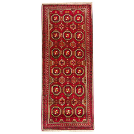 Luxurious Three-Meter Hand-Knotted Baloch Wool Rug