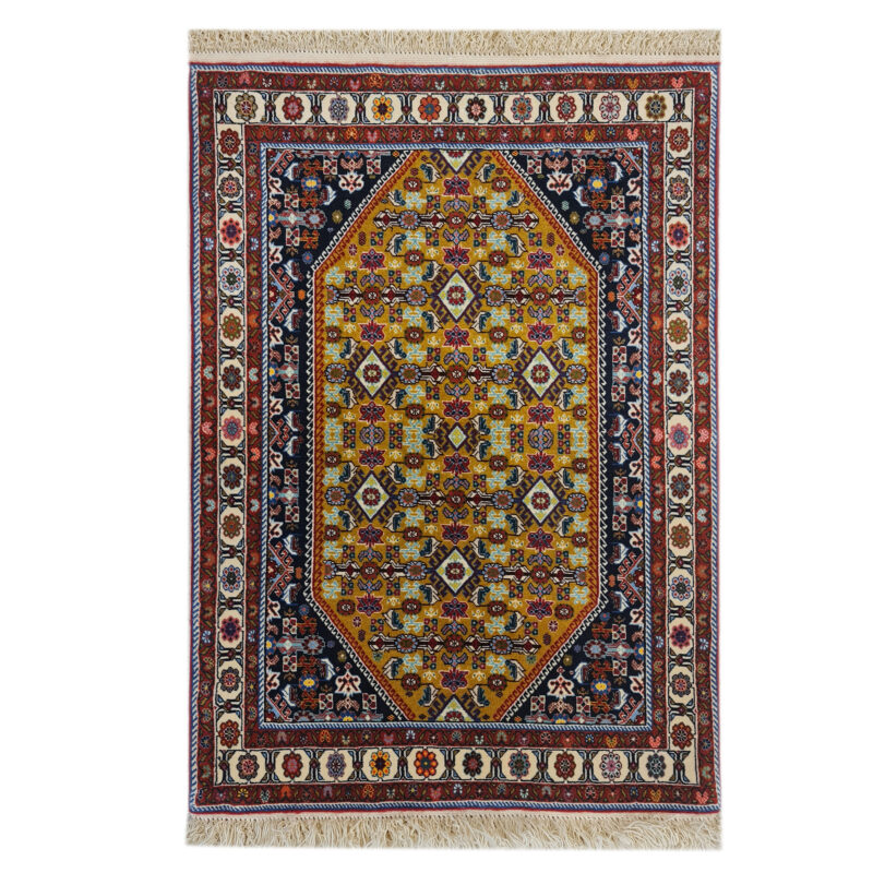 Luxurious One Meter Hand-Knotted Shiraz Fleece Rug