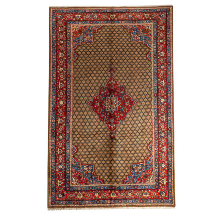 Luxurious Six-Meter Hand-Knotted Wool Rug from Senqar