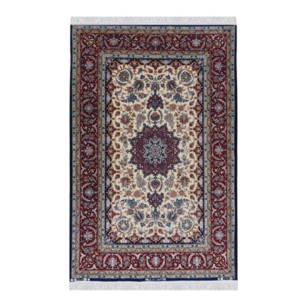 Luxurious Hand-Woven Isfahan Silk Rug | 2.6 m2