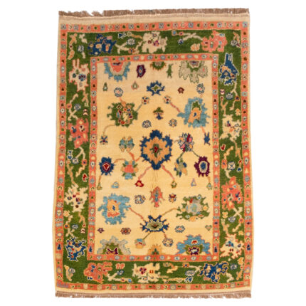 Luxurious Kashmar Hand-Knotted Wool Rug - 3m Cream Beauty