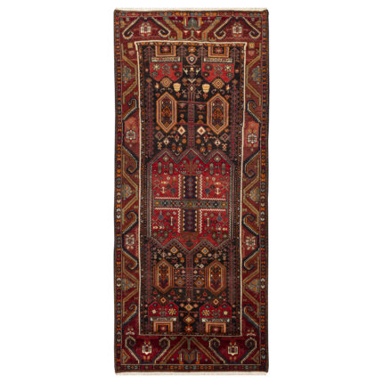 Luxurious Hand-Knotted Kurdish Wool Rug - 4m Black Beauty