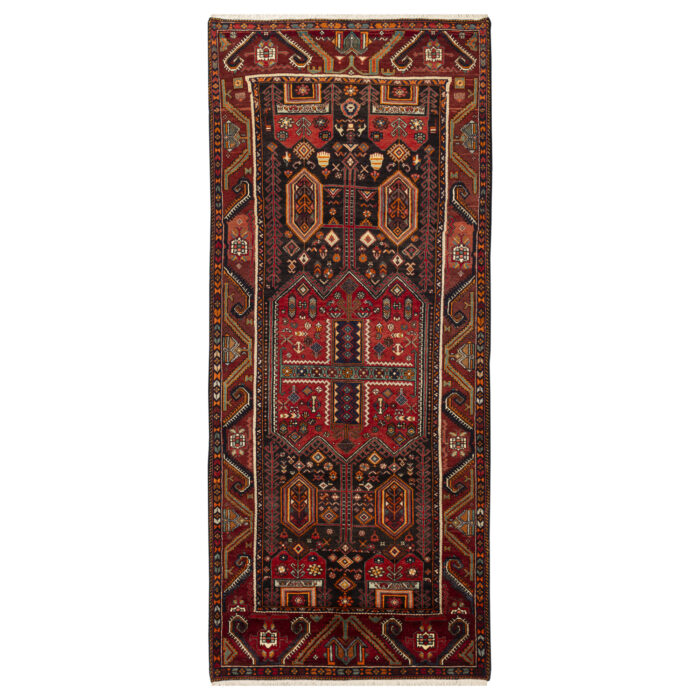 Luxurious Hand-Knotted Kurdish Wool Rug - 4m Black Beauty