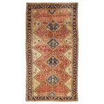 Luxurious Five-Meter Hand-Knotted Kermanshah Wool Rug