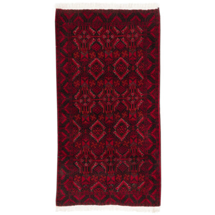 Luxurious Persian Hand-Knotted Rug from Khorasan - Navy Wool
