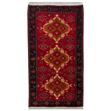 Luxurious Persian Hand-Knotted Wool Rug from Khorasan