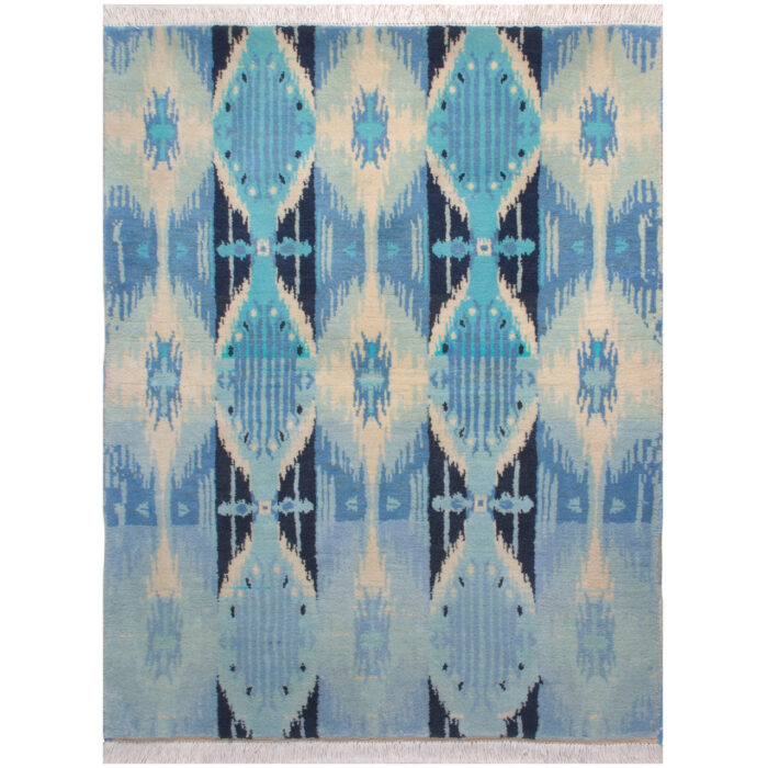 Luxurious One and a Half Meter Tabriz Wool Hand-Knotted Harris Carpet