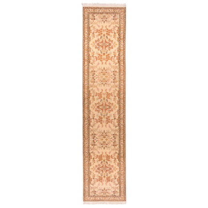 Luxurious Tabriz Wool Rug - Hand-Knotted 3m Side Design