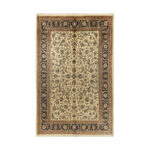 Luxurious Khorasan Hand-Knotted Wool Rug - Cream 5.71m2