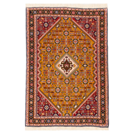 Luxurious Persian Hand-Knotted Wool Rug from Shiraz