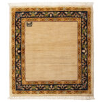 Luxurious Harris Hand-Spun Wool Persian Rug | Cream 0.87m2