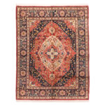 Exquisite Five-Meter Hand-Knotted Tabriz Wool Rug