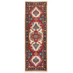 Luxurious Harris Hand-Knotted Red Rug - 3.5m Long
