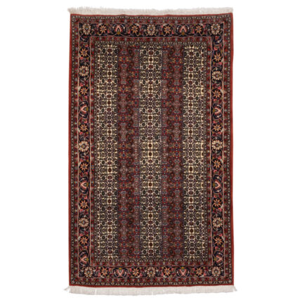 Luxurious Bijar Plan Hand-Knotted Wool Rug - 2m Multicolour Beauty