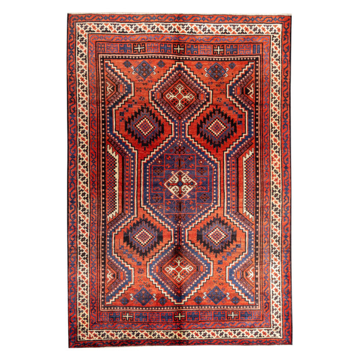 Exquisite Hand-Knotted Lori Olad Rug - Chaharmahal and Bakhtiari Masterpiece