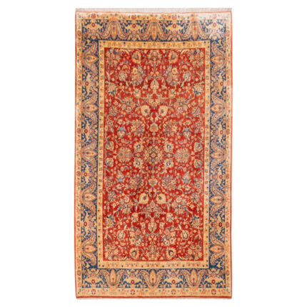 Luxurious Seven-Meter Hand-Knotted Wool Rug - Markazi Province