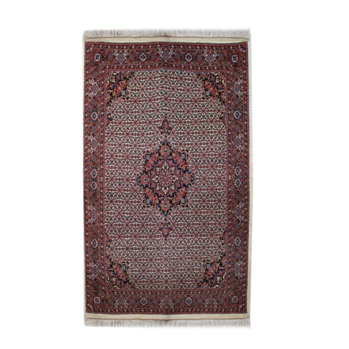Luxurious Bijar Design Hand-Knotted Rug | Wool & Silk Blend