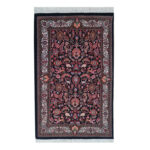 Luxurious Two-Meter Hand-Knotted Bijar Wool Rug - Elegant Home Decor