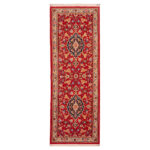 Luxurious Qom Persian Hand-Knotted Rug - 2m Fleece with Chemical Dye