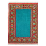 Luxurious Hand-Knotted Shiraz Wool Rug - 1.5m2 Masterpiece