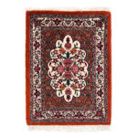 Luxurious Half-Meter Hand-Knotted Rug in Lac Dye | Bijar Afshar