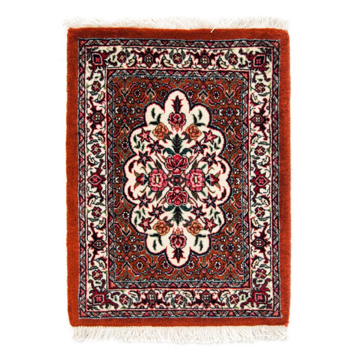 Luxurious Half-Meter Hand-Knotted Rug in Lac Dye | Bijar Afshar