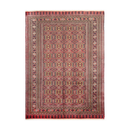 Luxurious Hand-Knotted Turkman Rug - Golestan Origin