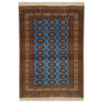 Luxurious Turkman Hand-Knotted Wool Rug - 2.4m2