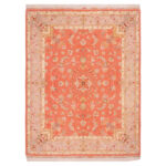 Luxurious Tabriz Wool & Silk Hand-Knotted Rug - 2.95m2
