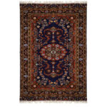 Luxurious 2.5m Hand-Knotted Khorasan Wool Rug - Unique Trange Pattern