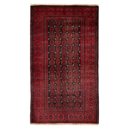 Luxurious Hand-Knotted Baloch Wool Rug - Navy 2x2m
