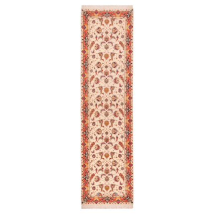 Luxurious Tabriz Silk and Fleece Hand-Knotted Rug - 2.36m²