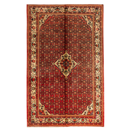 Luxurious Six-Meter Hand-Knotted Rug - Hossein Abad Model