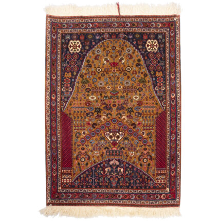 Luxurious Persian Hand-Knotted Wool Rug from Shiraz