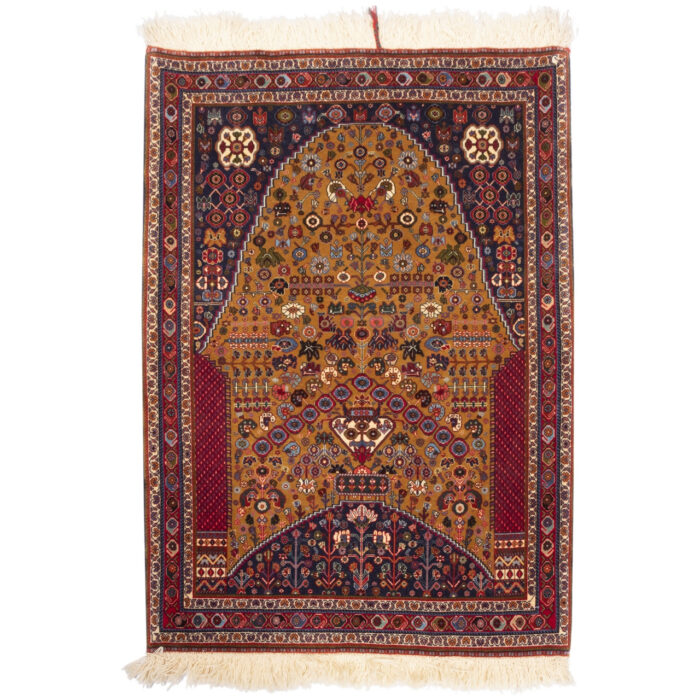 Luxurious Persian Hand-Knotted Wool Rug from Shiraz