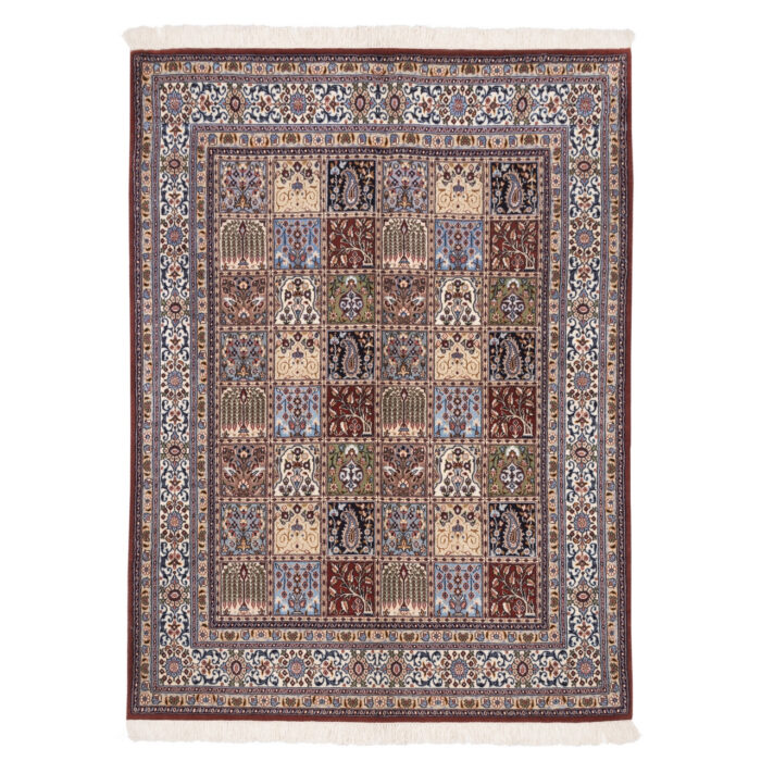 Luxurious 3m Hand-Knotted Wool Rug from Birjand | Multicolour