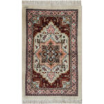 Luxurious Two-Meter Hand-Knotted Harris Wool Rug - Exquisite Elegance