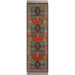 Luxurious Hand-Knotted Harris Wool Rug - One and a Half Meter Statement Piece
