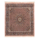Luxurious Persian Birjand Wool Silk Rug - 4m Hand-Knotted Beauty