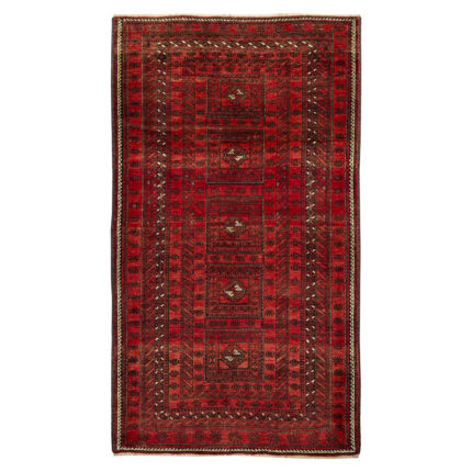 Luxurious Baloch Hand-Knotted Wool Rug - 2.39m2