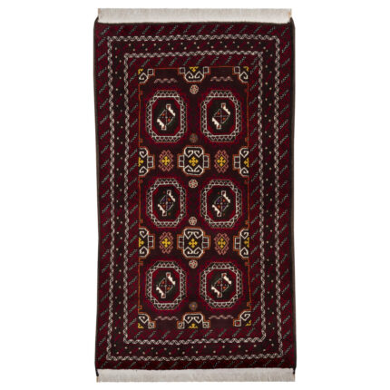 Luxurious Persian Hand-Knotted Wool Rug from Khorasan
