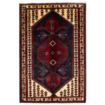 Luxurious Saveh Wool Hand-Knotted Rug - Navy 3m x 2.83m