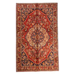 Luxurious 6.5m Hand-Knotted Bakhtiar Wool Rug - Chaharmahal and Bakhtiari