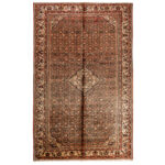 Luxurious 6.5m Hand-Knotted Hossein Abad Rug - Hamadan Wool