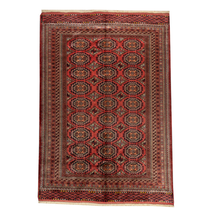 Luxurious Hand-Knotted Turkman Rug - 3m Golestan Wool Masterpiece