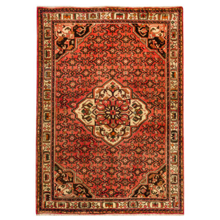 Luxurious Hand-Knotted Hamadan Rug - 3.5m of Elegance