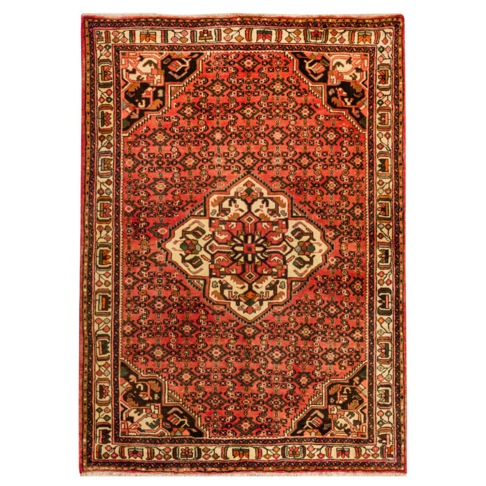 Luxurious Hand-Knotted Hamadan Rug - 3.5m of Elegance